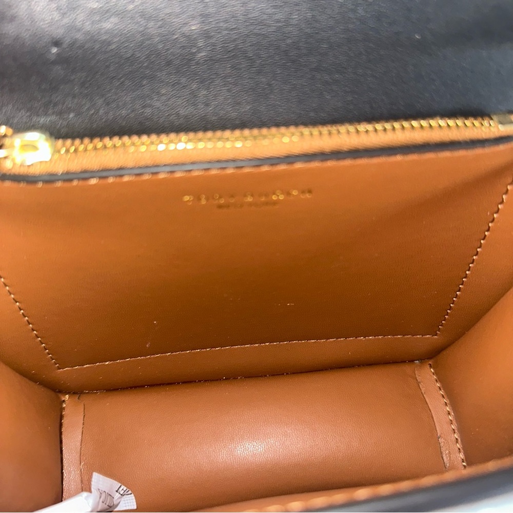 BNWT tory burch eleanor bag in black w gold chain - Picture 6 of 7